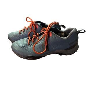 Shimano Cycling Shoes Biking Bike SH-MT-300 SB size 8.9 2 bolt Mountain blue